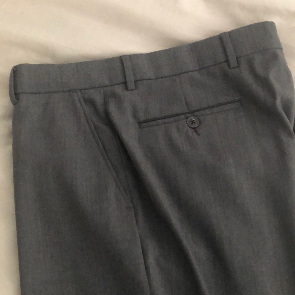 Gray dress slacks